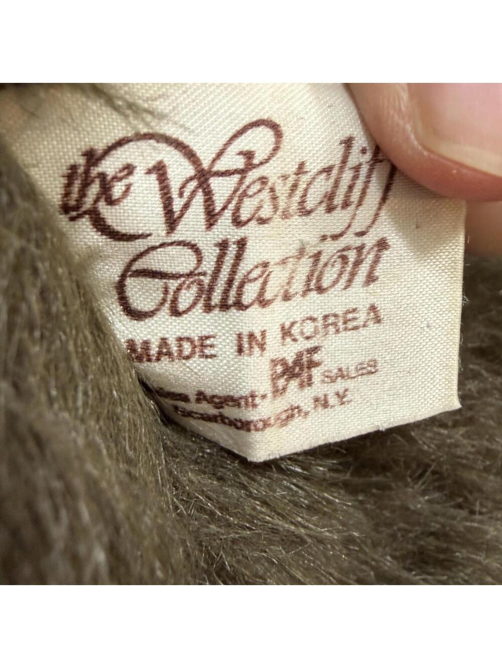 Vtg The Westcliff Collection Bear Brown Plush 18” Sitting Korea Custom Jacket - Picture 6 of 7